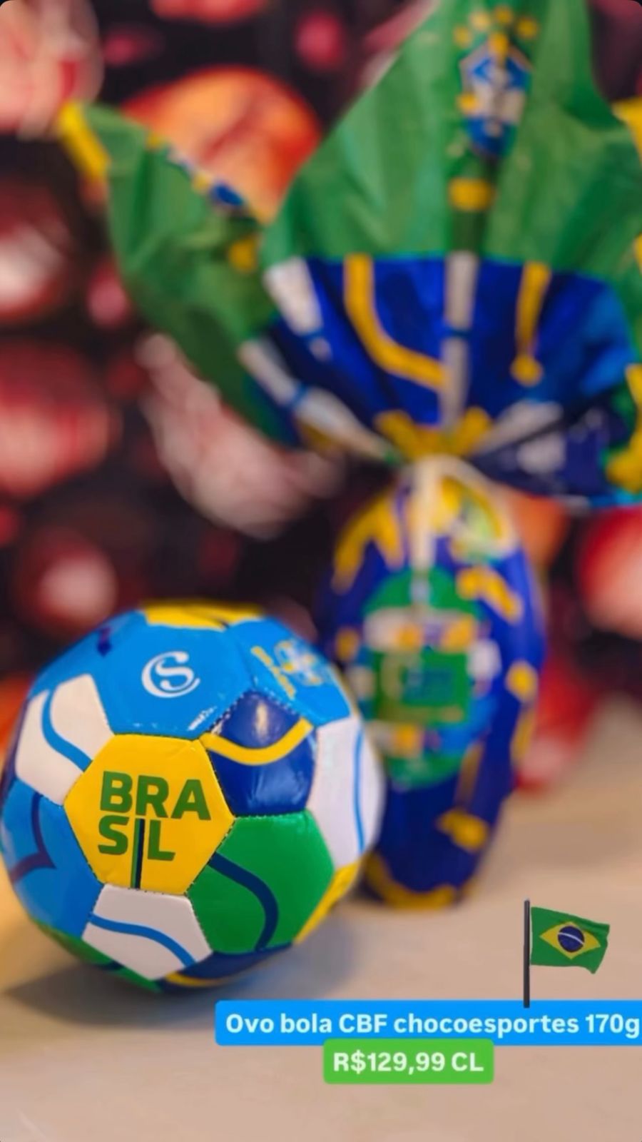 Seleção Campeã Supreme – Ovo CBF + Bola Oficial Kids